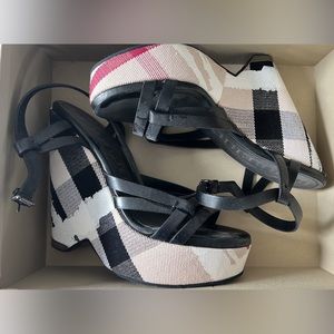 Authentic Burberry Wedges Size 38.5